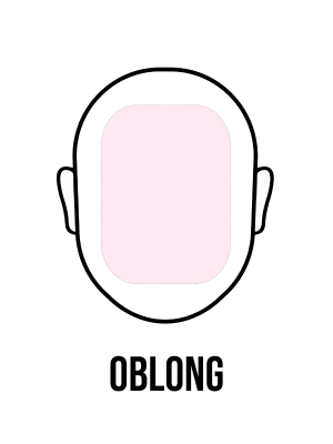 Oblong Face Shape